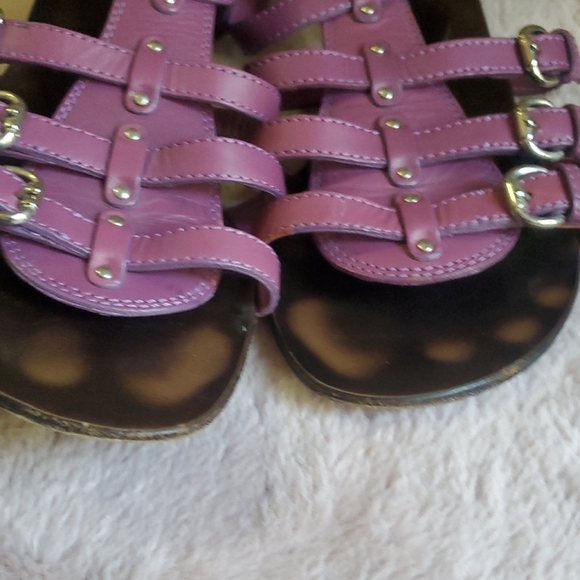 Giuseppe Zanotti Designs Gladiator Purple Strappy Sandals Size 38 - Picture 9 of 9